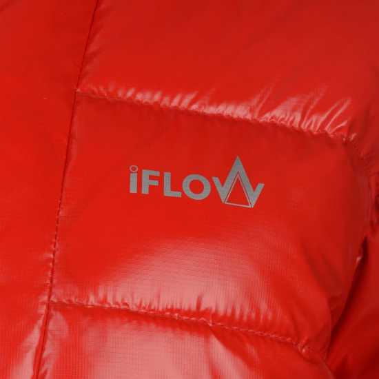 Iflow Дамско Яке Diamond Series Jacket Ladies Red/Grey Дамски грейки