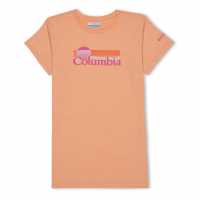 Columbia Mission Peak Graphic Shirt Juniors Оранжево Детски тениски и фланелки