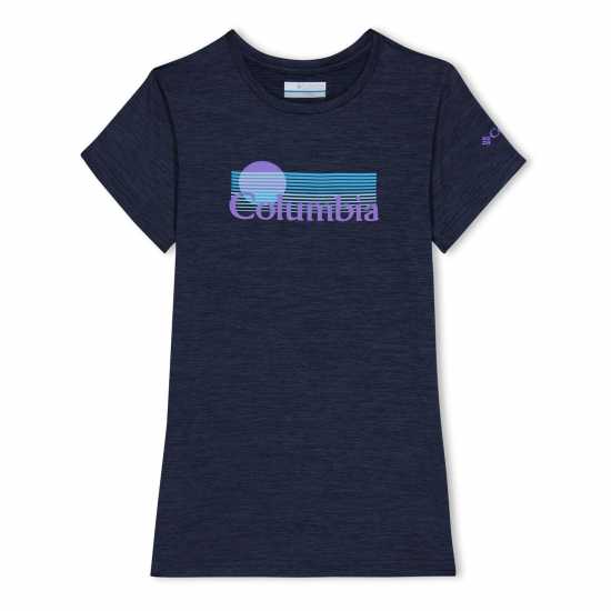 Columbia Mission Peak Graphic Shirt Juniors Морска синьо Детски тениски и фланелки