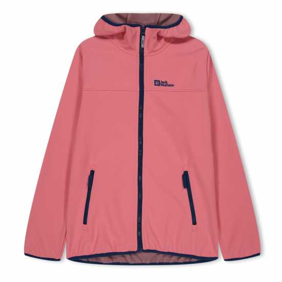Jack Wolfskin Шел Яке Kids' Fourwinds Softshell Jacket Розово 