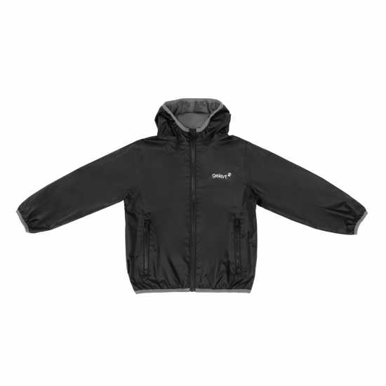 Gelert Непромокаемо Яке Детско Dursley Waterproof Jacket Junior Черно Детски якета и палта