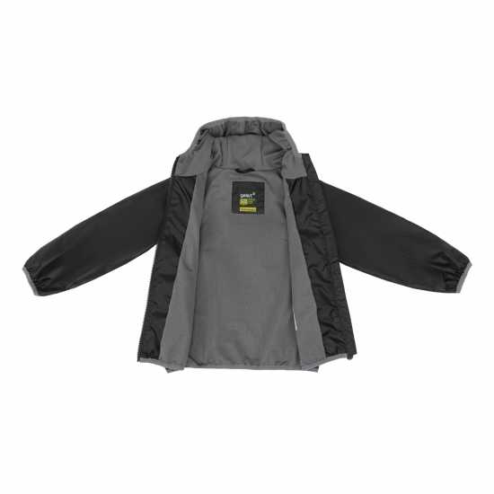 Gelert Непромокаемо Яке Детско Dursley Waterproof Jacket Junior Черно Детски якета и палта