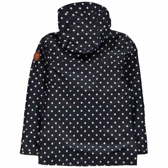 Gelert Junior Waterproof And Breathable Jacket Navy Polka Dot - Детски якета и палта