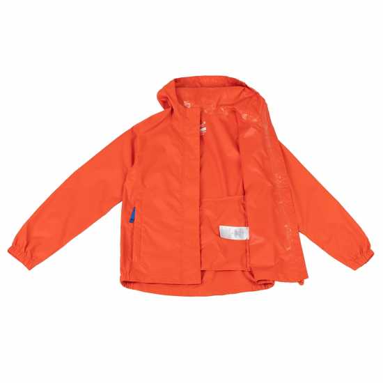 Gelert Packaway Rain Jacket Rusty Orange Детски якета и палта