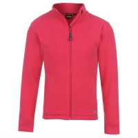 Gelert Яке Момичета Ottawa Fleece Jacket Junior Girls Bright Pink Детски полар