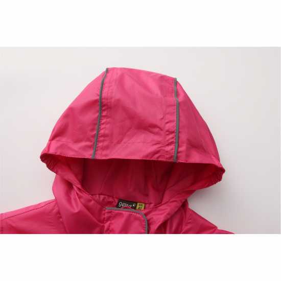 Gelert Waterproof Rain Suit Kids Розово Детски якета и палта