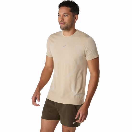 Asics Road Seamless Short-Sleeve Performance Running Top Крем 