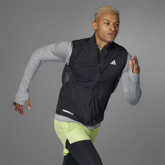 Adidas Мъжко Яке За Бягане Ultimate Vest M Running Jacket Mens  Мъжки дрехи за бягане