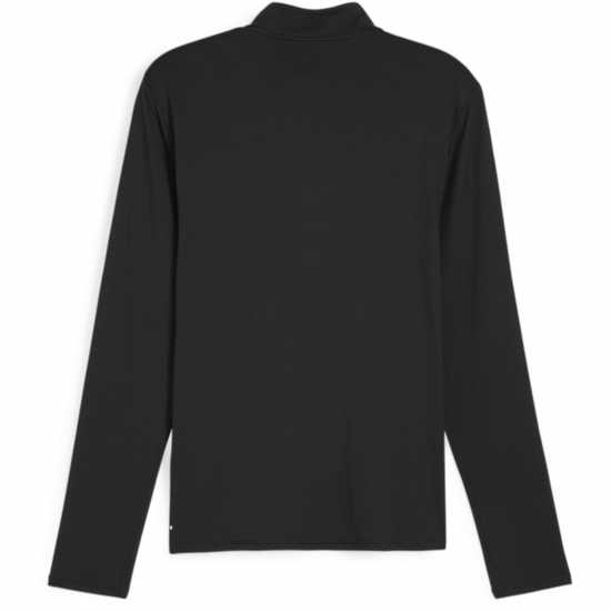 Puma Run Cloudspun Quarter Top Mens Черно Пума Мъжки горнища с цип