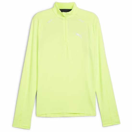 Мъжки горнища с цип Puma Run Cloudspun Quarter Top Mens Шипкаво ябълка Puma Run Cloudspun Quarter Top Mens Шипкаво ябълка Мъжки горнища с цип