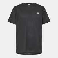 New Balance Short-Sleeve Performance Running Top Черно печатане 