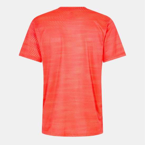 New Balance Short-Sleeve Performance Running Top Червено 