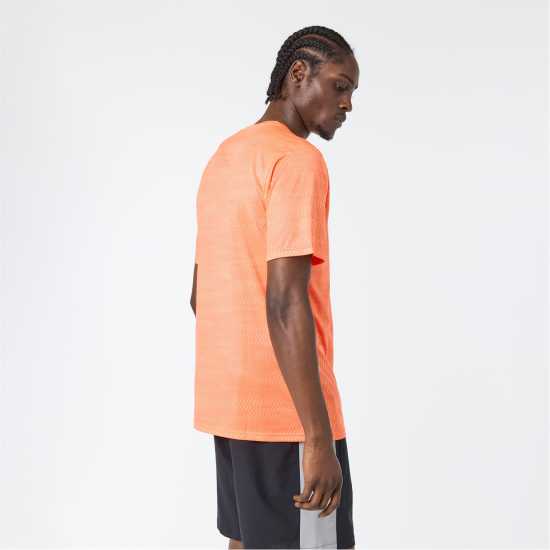 New Balance Short-Sleeve Performance Running Top Червено 