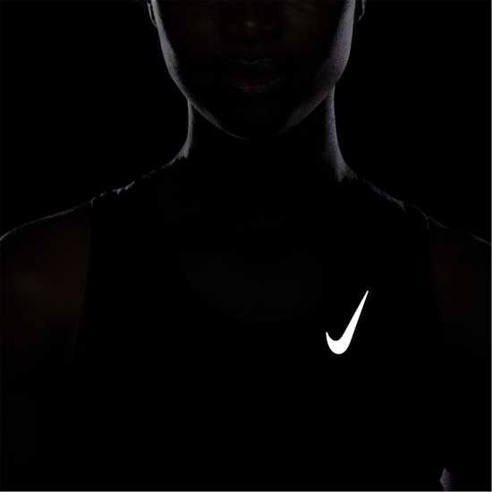 Nike Dri-FIT Race Women's Cropped Running Tank Black Атлетика