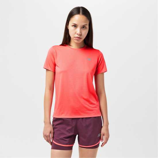 Дамско Горнище За Бягане New Balance Balance Running Top Womens Корал New Balance Balance Running Top Womens Корал