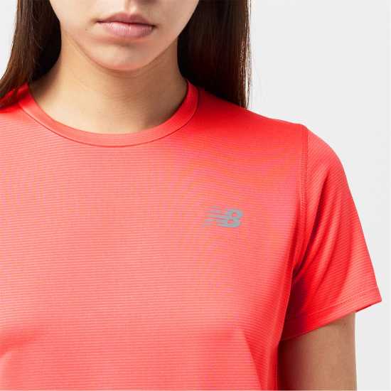 Дамско Горнище За Бягане New Balance Balance Running Top Womens Корал New Balance Balance Running Top Womens Корал