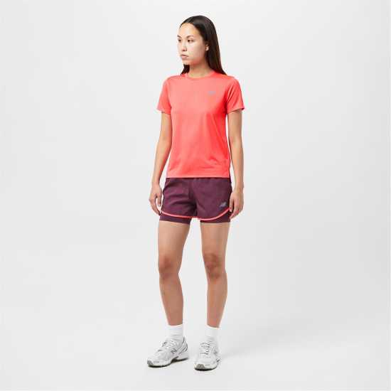 Дамско Горнище За Бягане New Balance Balance Running Top Womens Корал New Balance Balance Running Top Womens Корал