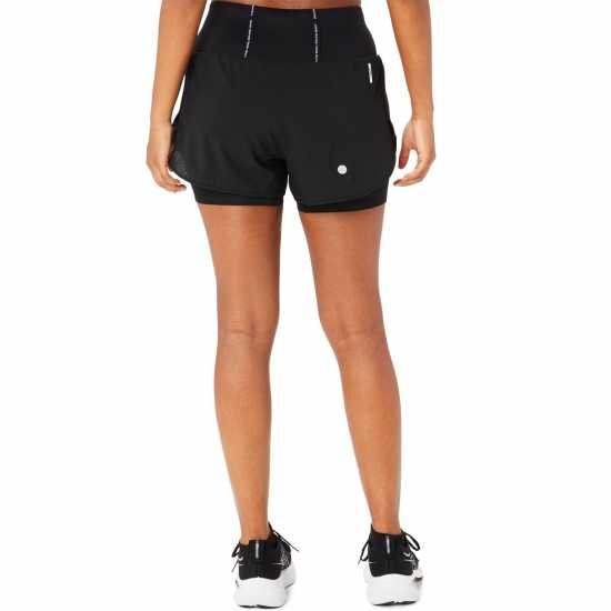 Asics Road 2-N-1 3.5In Short Running Womens  Дамски клинове за фитнес