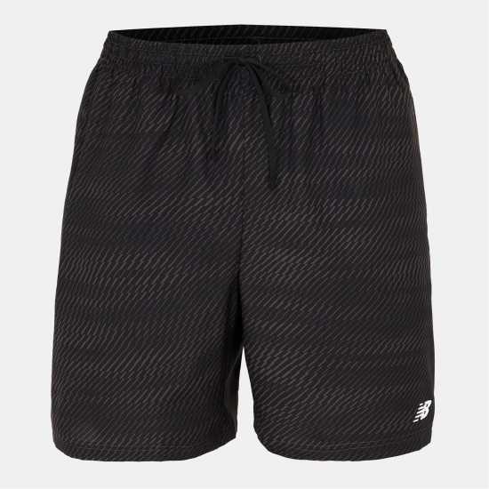 New Balance Performance Running Shorts Черно печатане 