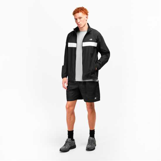 New Balance Men's Performance Running Shorts Черно печатане 