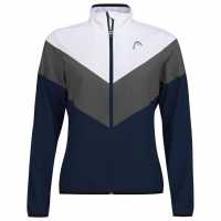 Head Дамско Яке Club Jacket Womens Син/Сив/Бял Дамски якета и палта