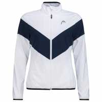 Head Дамско Яке Club Jacket Womens Бяло/Тъмно синьо Дамски якета и палта