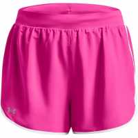 Under Armour Дамски Шорти Fly-By 2.0 Shorts Womens Pink Дамски клинове за фитнес