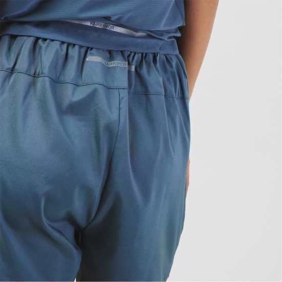 Тъкани Дамски Гащета Karrimor Running Woven Shorts Ladies Бурно синьо Дамски клинове за фитнес