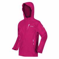 Regatta Непромокаемо Яке Junior Calderdale Ii Waterproof Jacket Pink Fusion Детски якета и палта