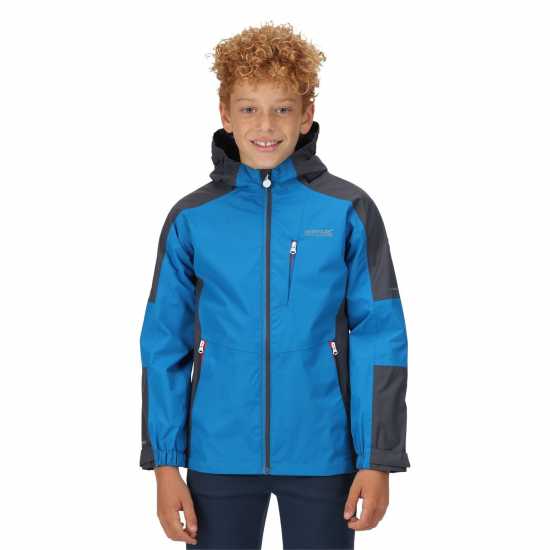 Regatta Непромокаемо Яке Junior Calderdale Ii Waterproof Jacket ImpBl/IndGry Детски якета и палта