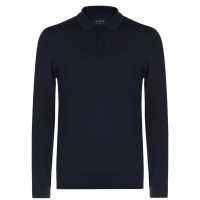 Howick Блуза С Яка Merino Polo Shirt Navy Мъжки пуловери и жилетки