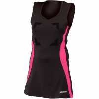 Gilbert Eclipse Netball Dress Womens Black/ Pink Дамски поли и рокли