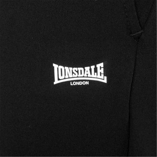 Lonsdale Mens Running Pants Black Мъжки спортни екипи в две части