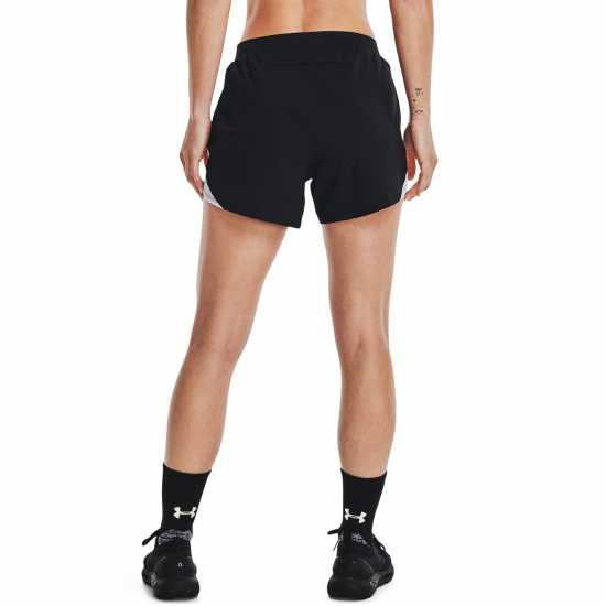Under Armour Дамски Шорти Armour Fly By Elite 5-Inch Shorts Womens Black Дамски клинове за фитнес