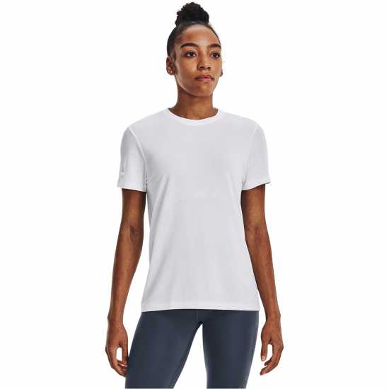 Under Armour Seamless Stride Short-Sleeve Performance Running Top Бяло 