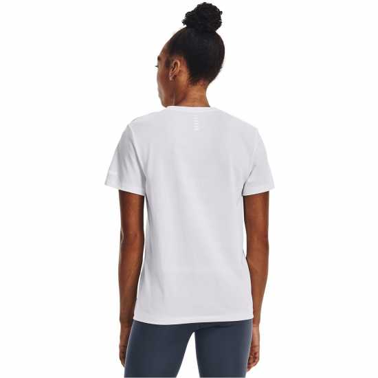 Under Armour Seamless Stride Short-Sleeve Performance Running Top Бяло 