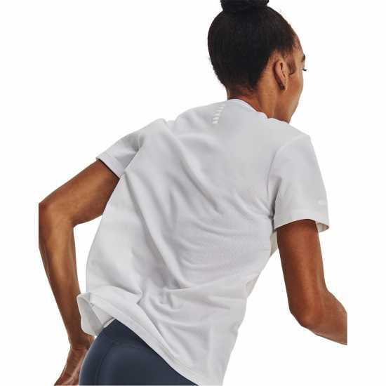 Under Armour Seamless Stride Short-Sleeve Performance Running Top Бяло 