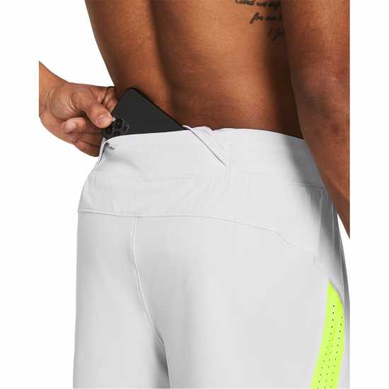 Under Armour Men's Launch Elite Performance Running Shorts Grey 