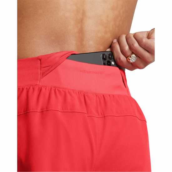Under Armour Armour Launch Elite 7'' Short Running Mens Червено Мъжки дрехи за бягане