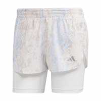 Adidas Дамски Шорти Run Fast 2-In-1 Shorts Womens  Дамски клинове за фитнес