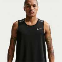 Nike Men's Performance Running Vest Black Nike Men's Performance Running Vest Black