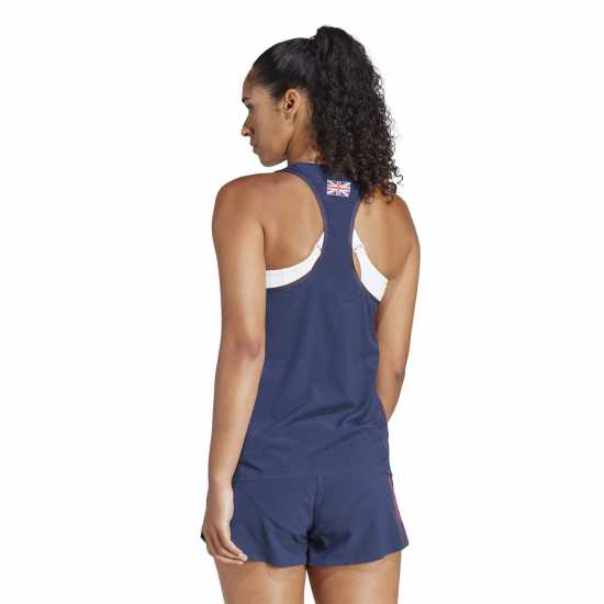 Adidas Дамски Потник Team Gb Adizero Running Tank Top Womens  