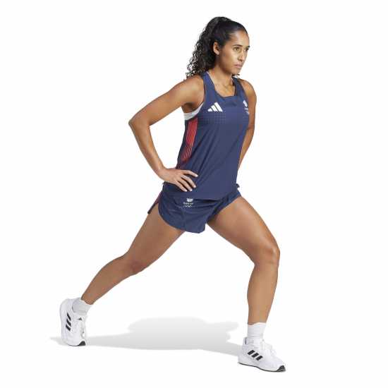 Adidas Дамски Потник Team Gb Adizero Running Tank Top Womens  