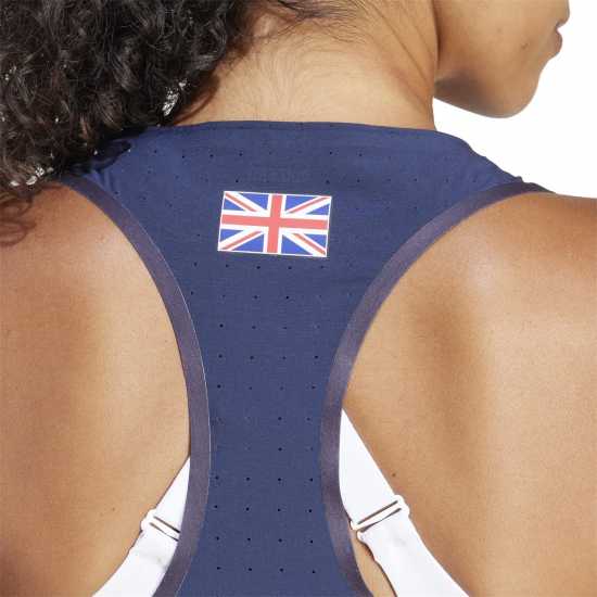 Adidas Дамски Потник Team Gb Adizero Running Tank Top Womens  