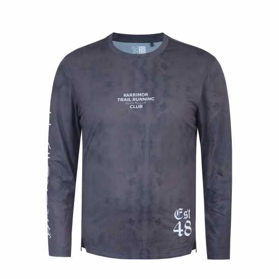 Мъжки дрехи за бягане Karrimor Long Sleeve Run Club T-Shirt Черно Karrimor Long Sleeve Run Club T-Shirt Черно Мъжки дрехи за бягане