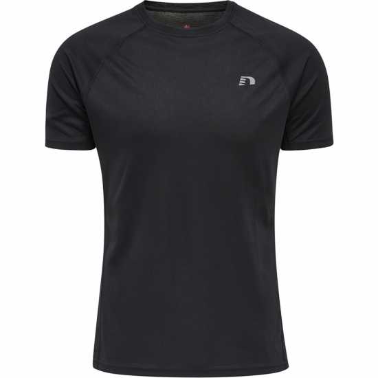 Мъжки дрехи за бягане Тениска Newline Core Running T Shirt Senior Черно Тениска Newline Core Running T Shirt Senior Черно Мъжки дрехи за бягане