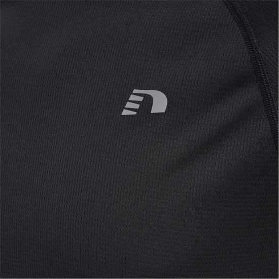 Мъжки дрехи за бягане Тениска Newline Core Running T Shirt Senior Черно Тениска Newline Core Running T Shirt Senior Черно Мъжки дрехи за бягане