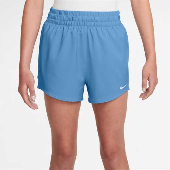 Nike One Big Kids' (Girls') Dri-FIT High-Waisted Woven Training Shorts  Детски къси панталони