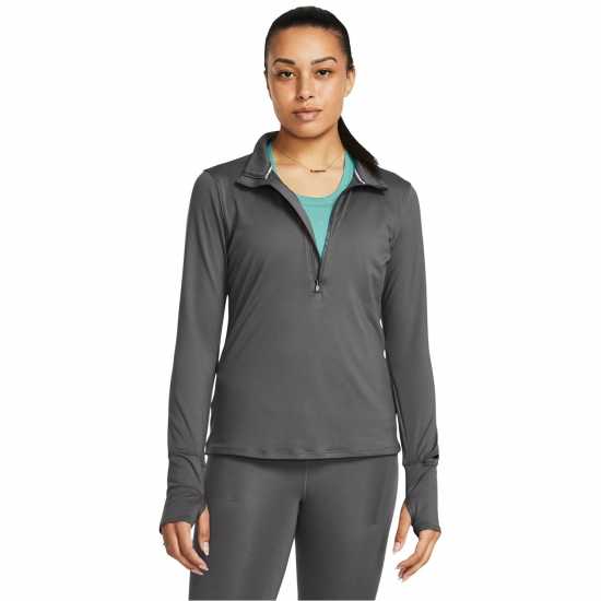Under Armour Qualifier Run Half Zip Grey Дамски якета и палта