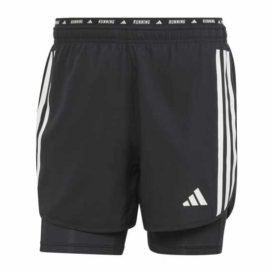 Adidas Otr E 3S 2In1 S Running Short Mens Adidas Otr E 3S 2In1 S Running Short Mens